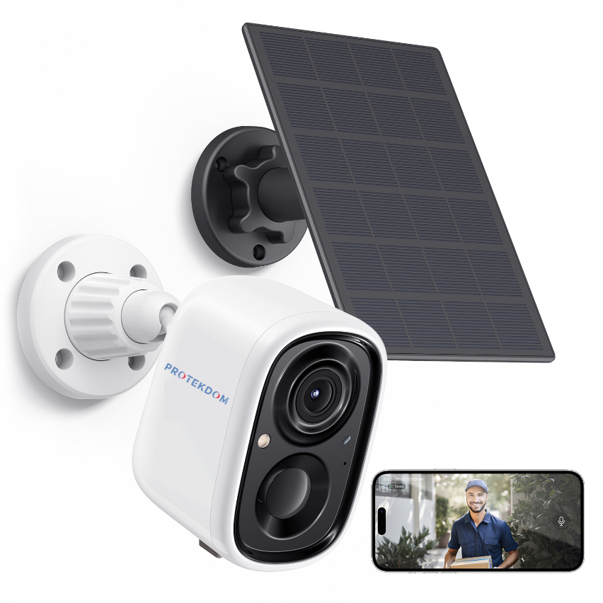 CAMÉRA DE SURVEILLANCE SOLAIRE